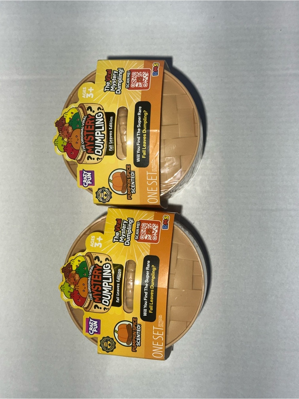 Mystery Dumpling Scented Toy Party Favors – Tan (2-Pack)